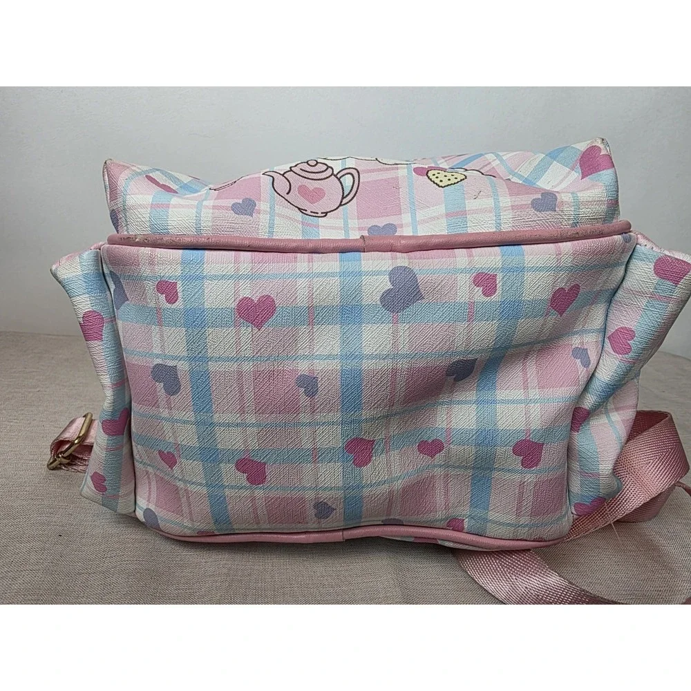 Sanrio Cinnamoroll mini backpack Pink Blue Plaid